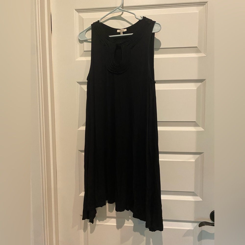 Max Studio Black Asymmetrical Dress